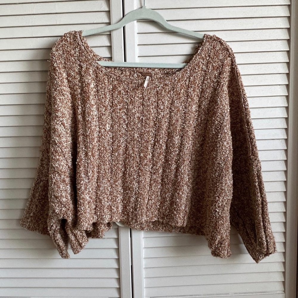 Free People Scooped Neck Sweater Sz Small